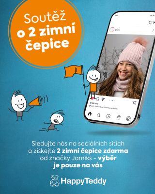 Zapojte se do soutěže a vyhrajte zimní čepici dle vlastního výběru 🥳 Podmínky: - sledujte profil @happyteddy.cz - dejte...